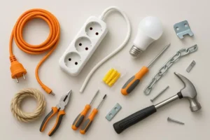 فحص كيبل الكهرباء