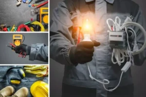 فحص كيبل الكهرباء