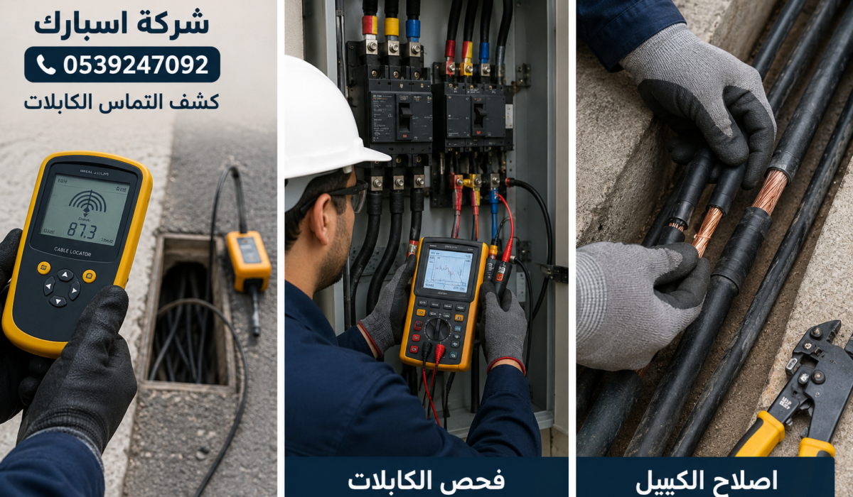 كشف التماس الكابلات
